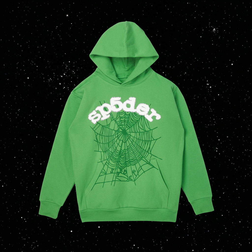 Sp5der Web Hoodie — Green